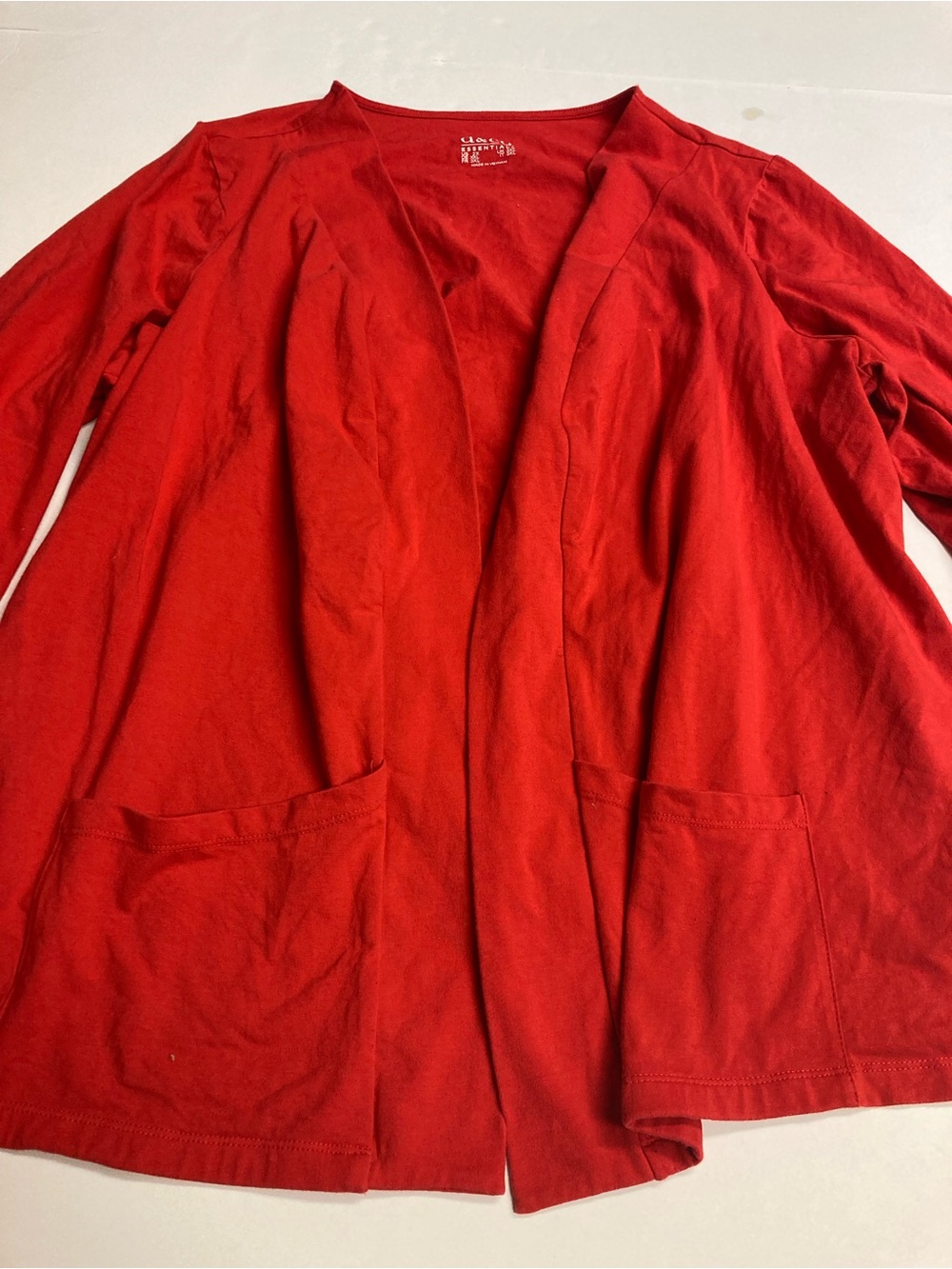 Essentials d&co. Red Crewneck Tee